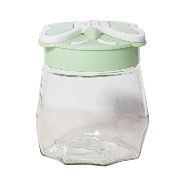 بانکه شیشه ای مدل پروانه