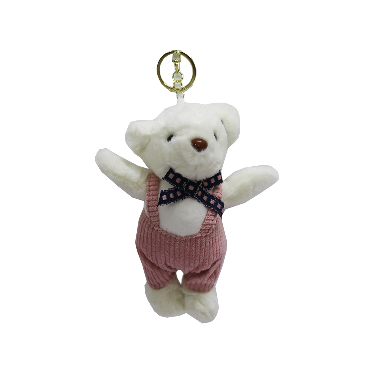 بهترین جاسوییچی پولیشی خرس لباس دار صورتی کد 10