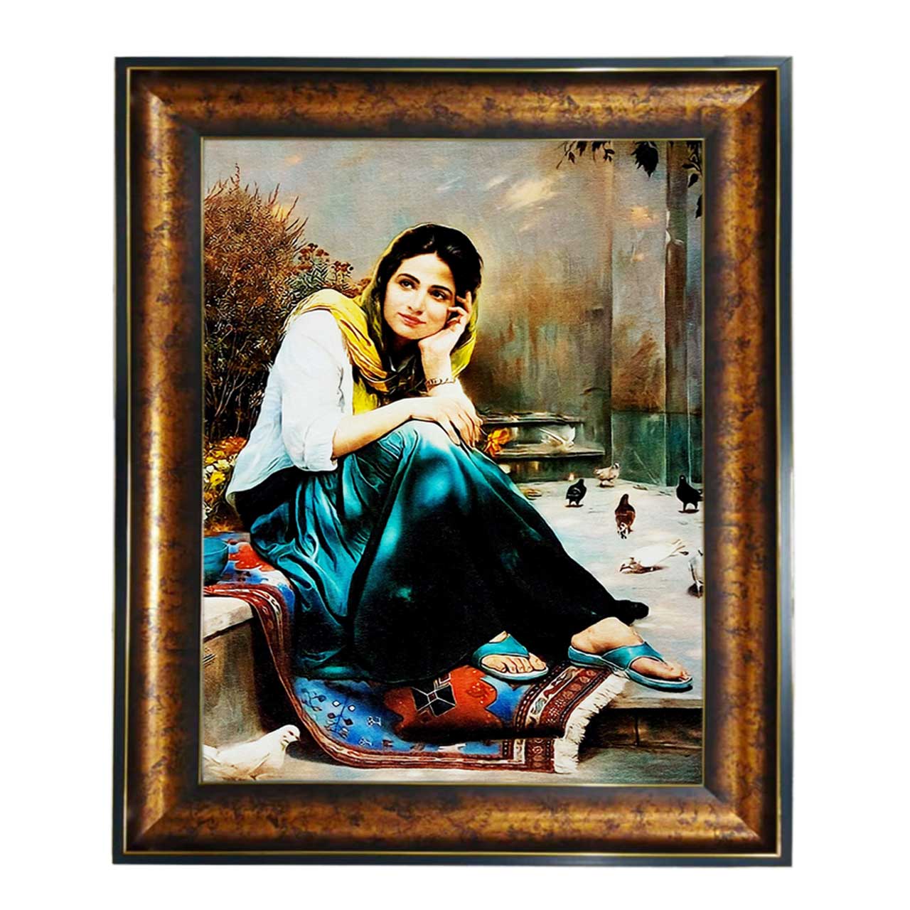 تابلو فرش چاپی کد 13033 سایز 100×50 سانتی متری