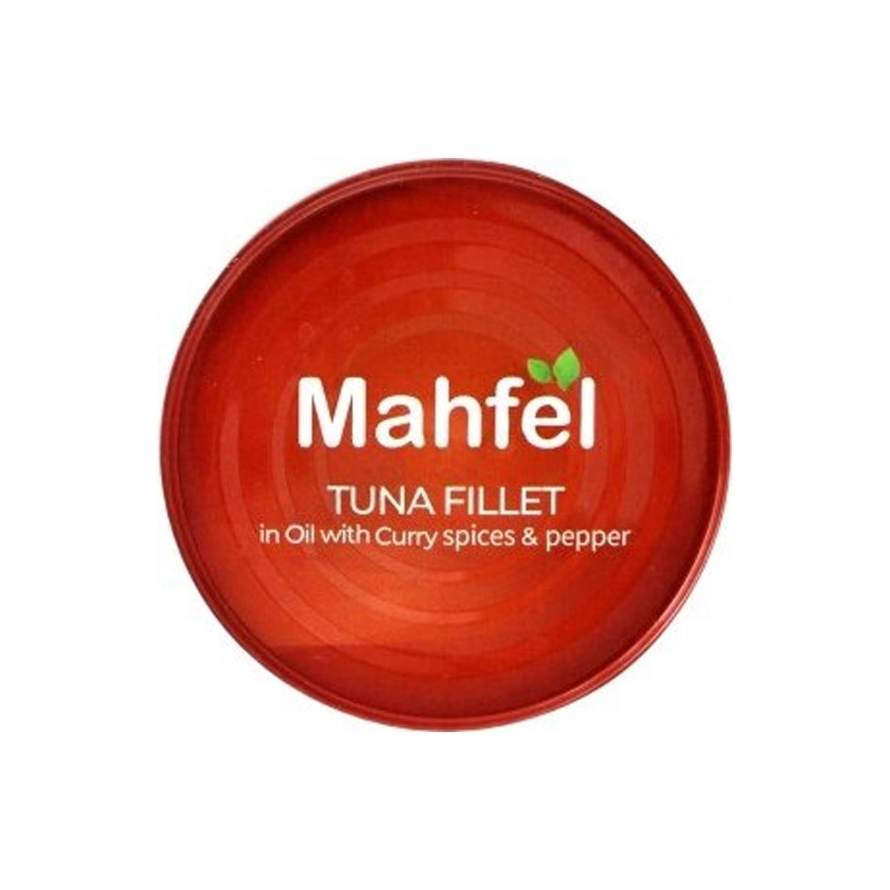 کنسرو تن ماهی ادویه کاری و فلفل محفل 180 گرمی