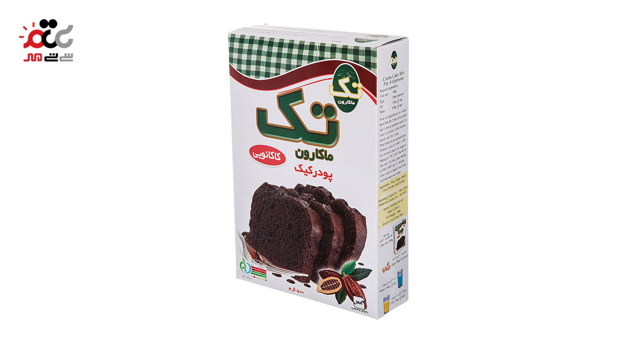 پودر کیک کاکائویی تک ماکارون 500 گرمی