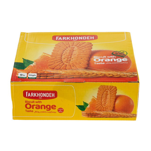 بیسکویت با طعم پرتقال فرخنده 750 گرمی
