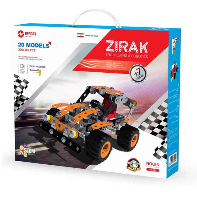 بازی ساختنی های فلزی زیرک 20 مدل