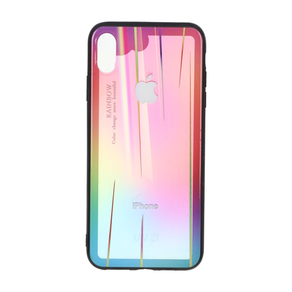 قاب شفاف رنگین کمانی Apple iPhone X Max / iPhone XS Max - طرح 42