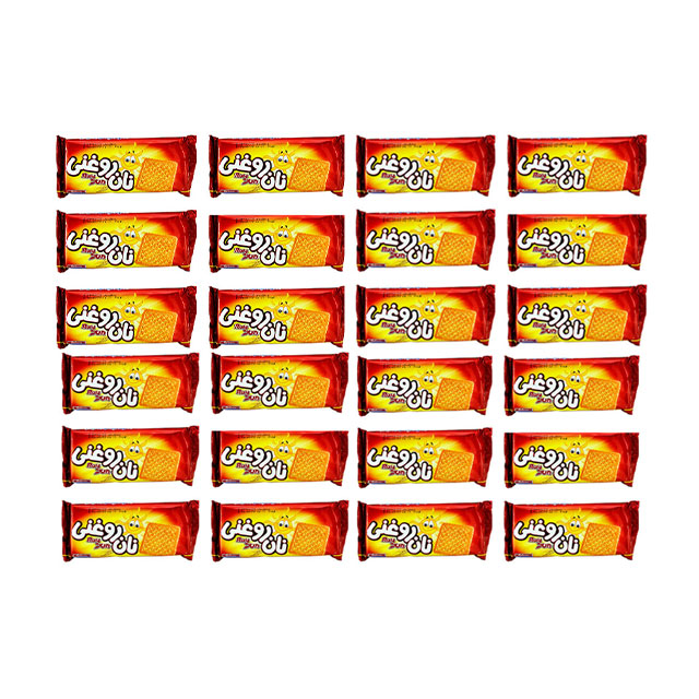 بیسکویت روغنی سالمین 50 گرمی بسته 60 عددی