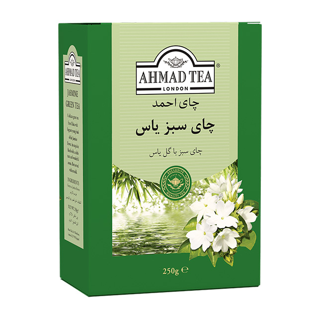 چای سبز احمد با عطر گل یاس بسته  250 گرمی