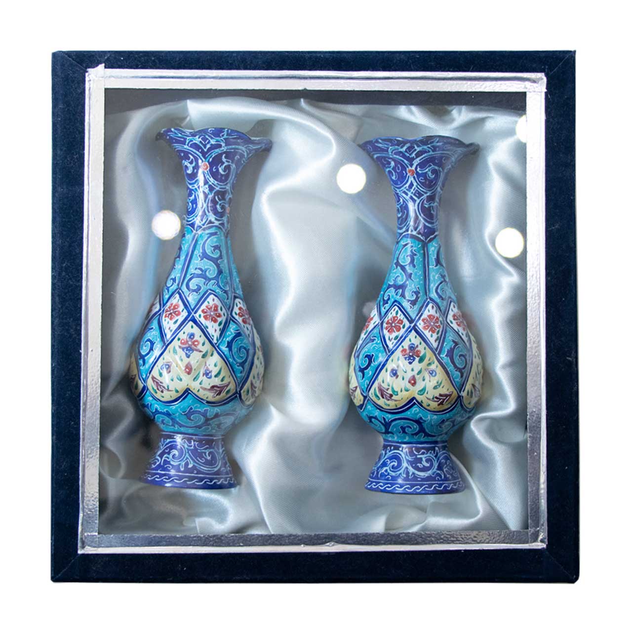 گلدان طرح میناکاری 2 عددی