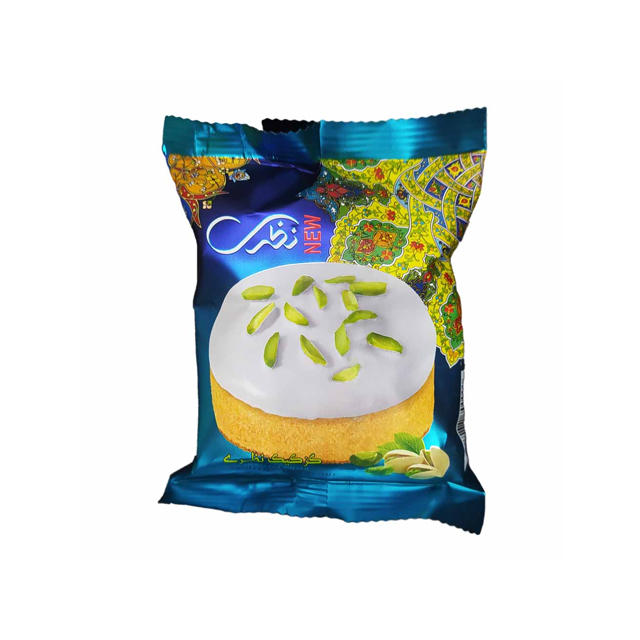 کیک با روکش گز و پسته نظری 55 گرمی