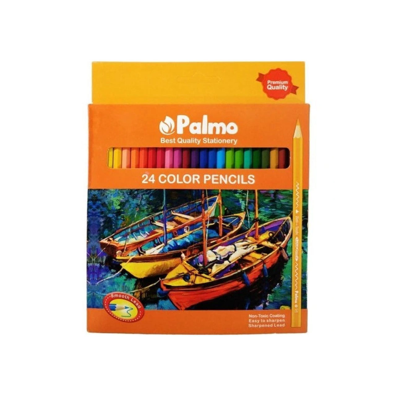 مداد رنگی پالمو بسته 24 عددی