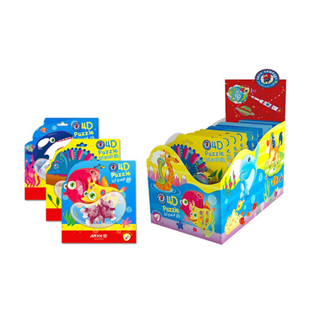 پازل 4 بعدی حیوانات وکیومی آریا 