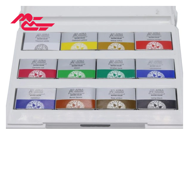 آبرنگ 12 رنگ افرا کد 139901