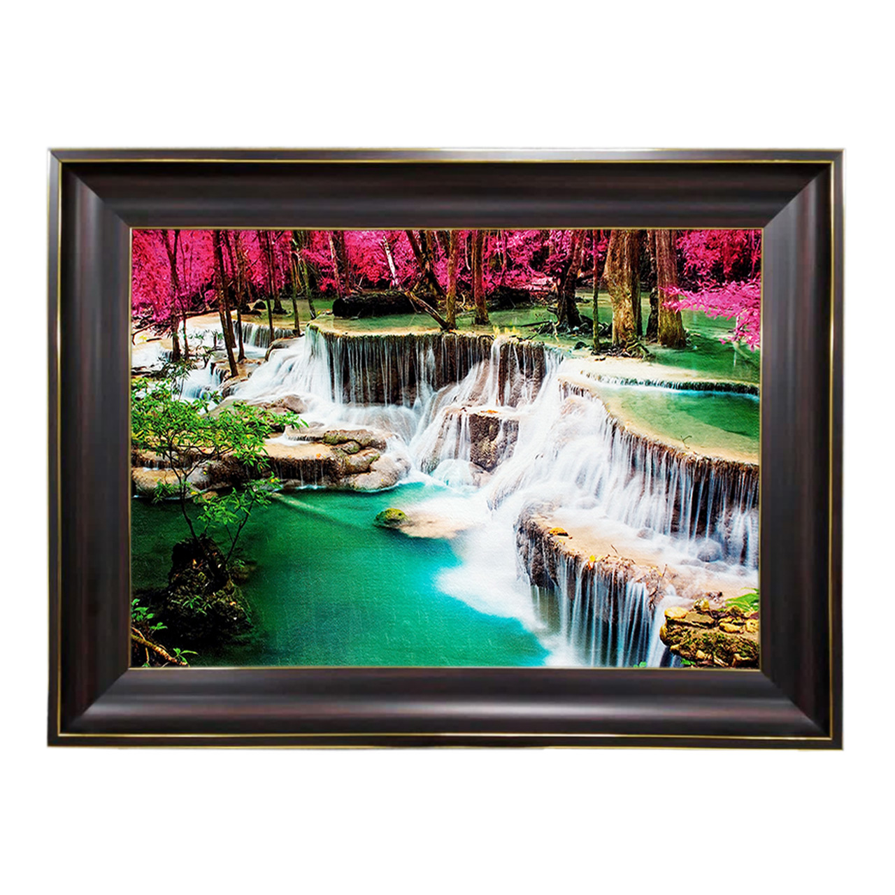 تابلو فرش چاپی طرح آبشار کد 10229 سایز 60×40 سانتی متری