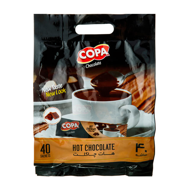 هات چاکلت کوپا مدل 3 در 1 بسته 40 عددی