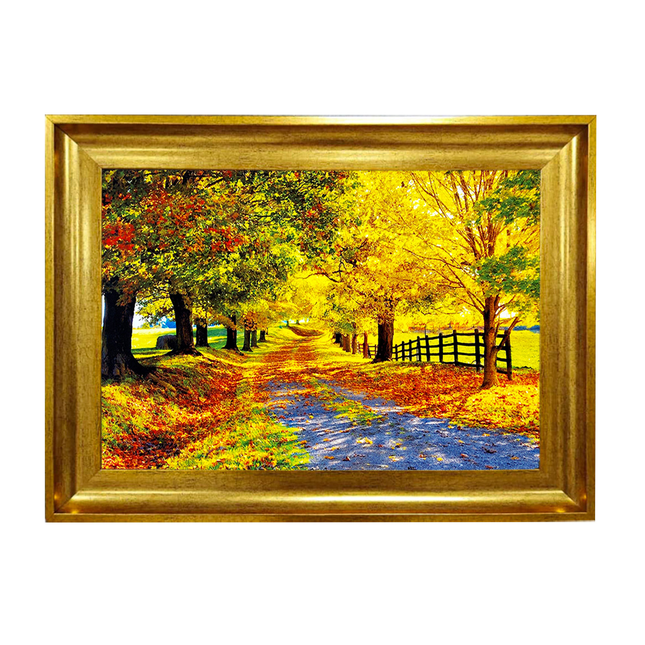 تابلو فرش چاپی طرح منظره کد 10210 سایز 50×50 سانتی متری