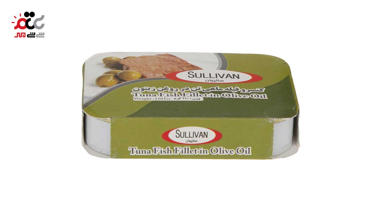 کنسرو فیله ماهی تن در روغن زیتون  سالیوان 110 گرمی