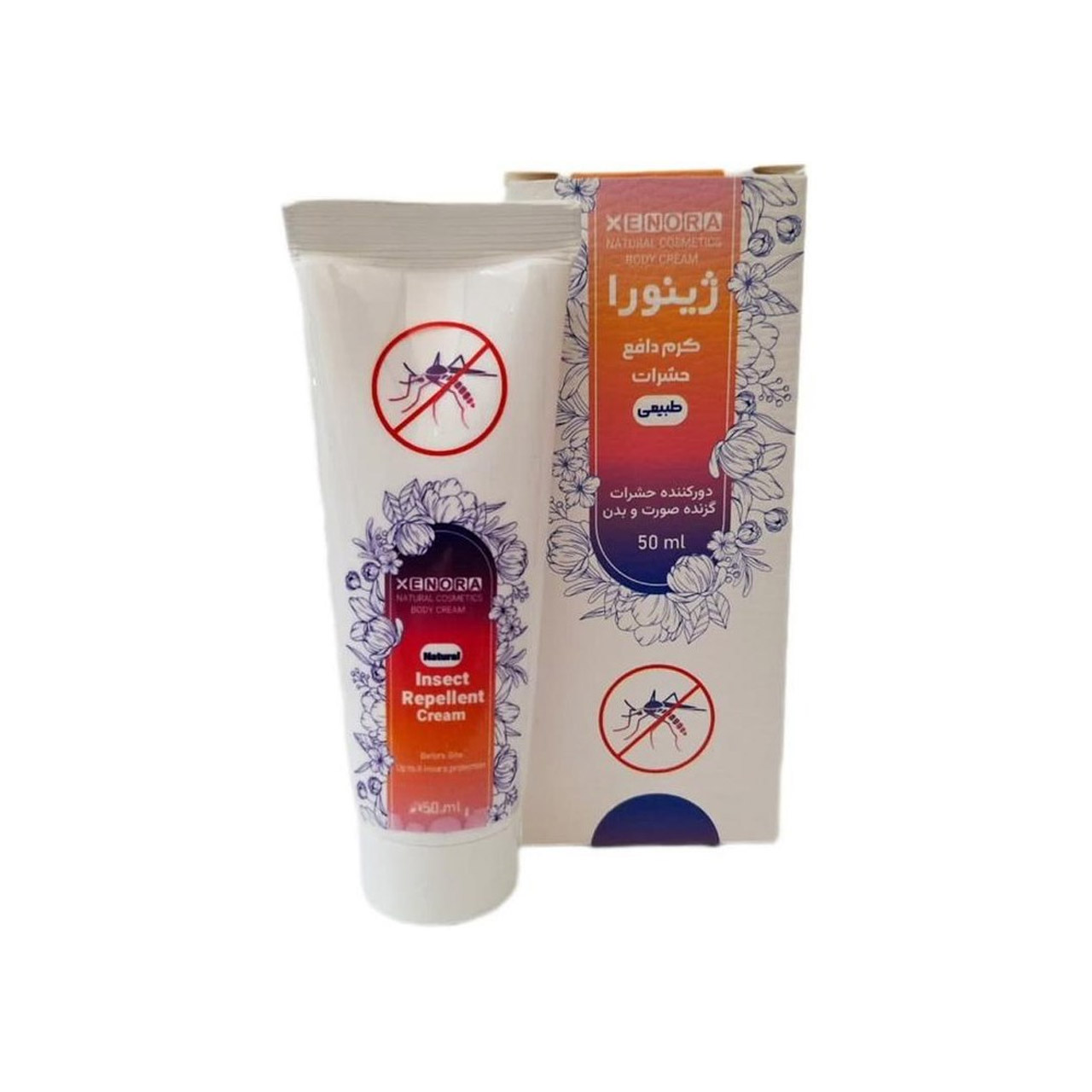 کرم دافع حشرات  طبیعی ژینورا 50 گرمی