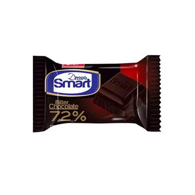 شکلات تلخ 72 درصد دریم اسمارت شیرین عسل 7 گرمی