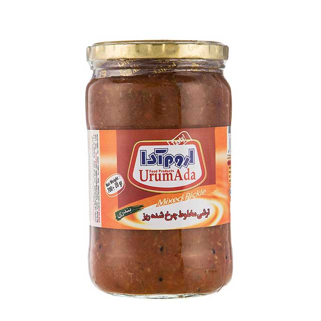 ترشی مخلوط چرخ شده ریز بندری اروم آدا 700 گرمی