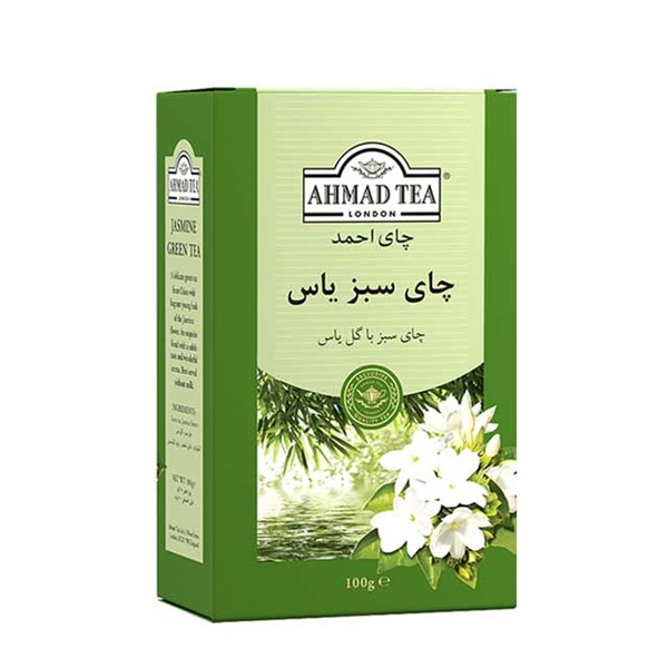 چای سبز  احمد با عطر یاس 100 گرمی