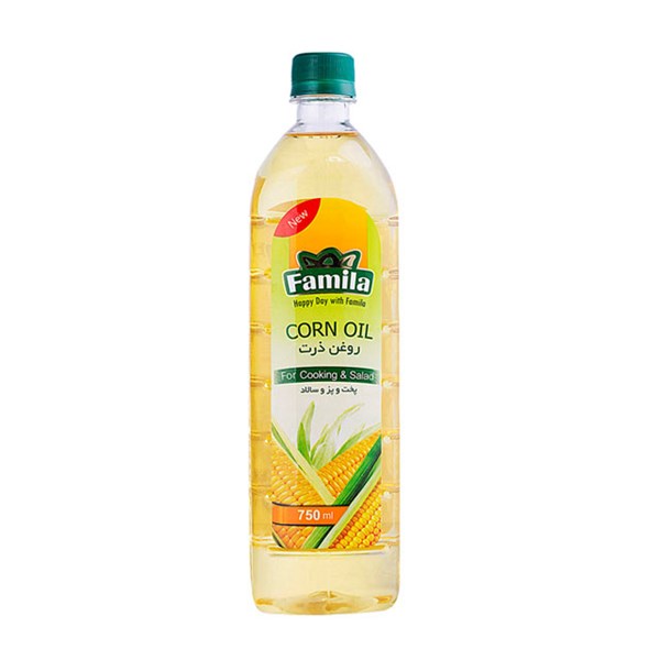 روغن ذرت فامیلا 750 گرمی