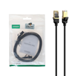 کابل شبکه دو متری UGREEN CAT6 مدل NW101 - مشکی (گارانتی 18 ماهه آسان پیشرو)(50185)