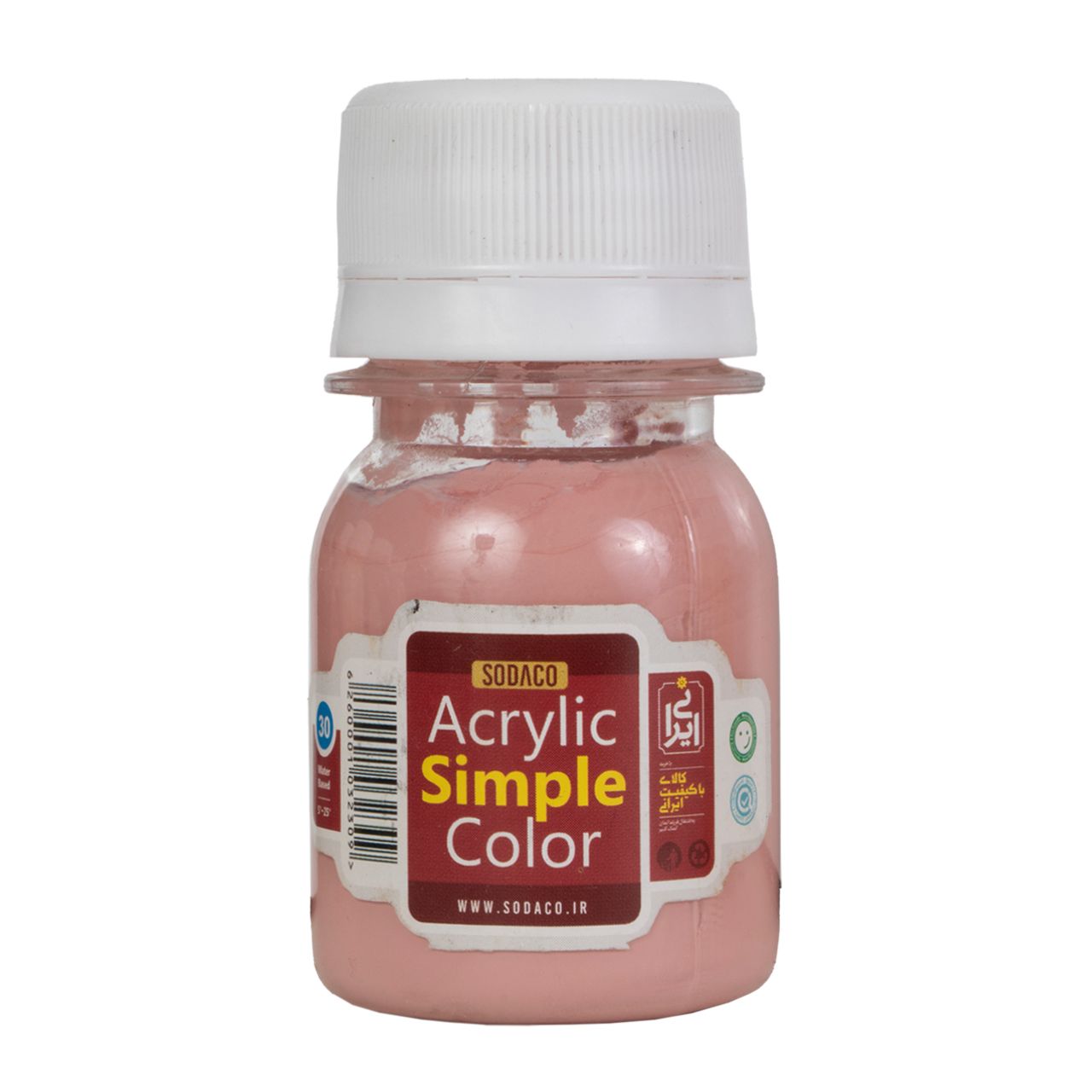 رنگ کالباسی اکریلیک سوداکو مدل Simple حجم 30 میلی لیتری