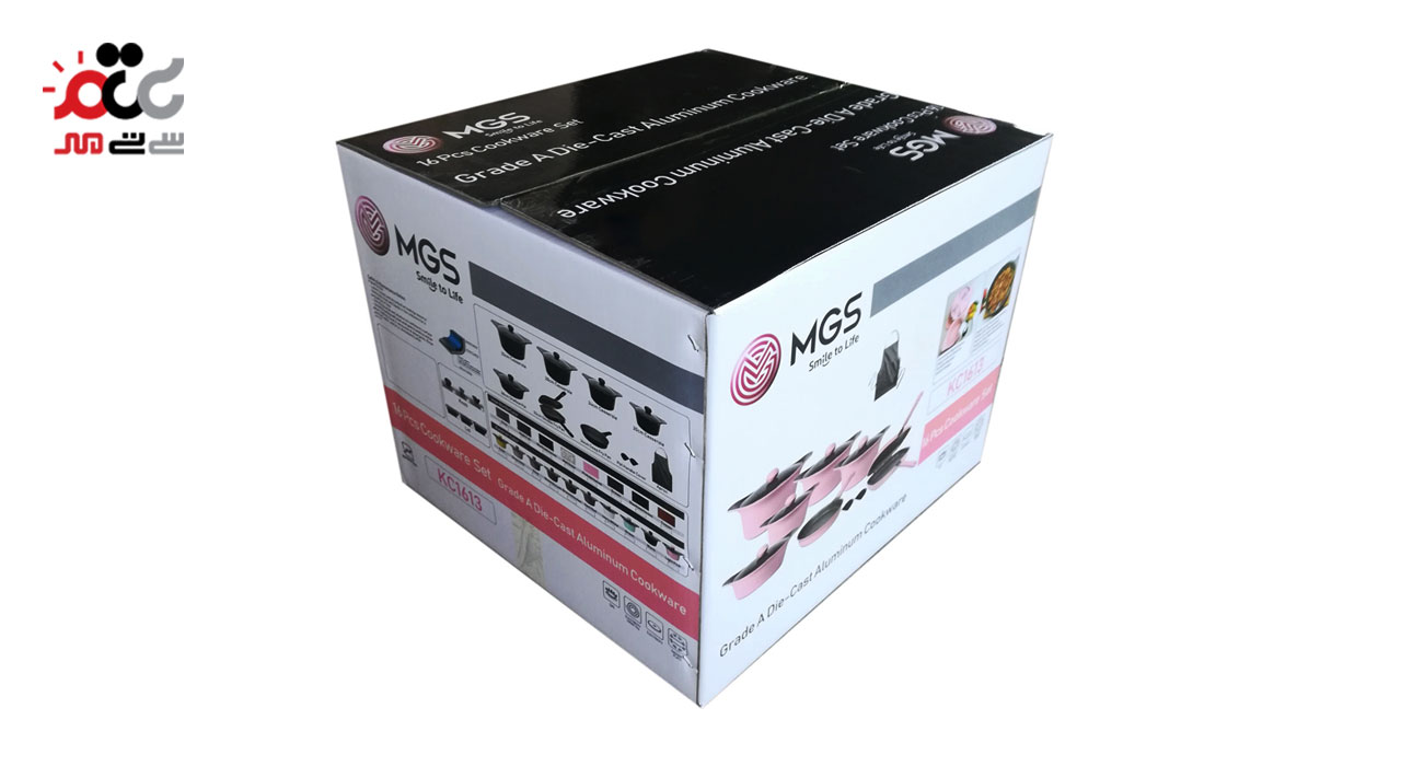 سرویس پخت و پز 16 پارچه چدن ام جی اس مدل Korea