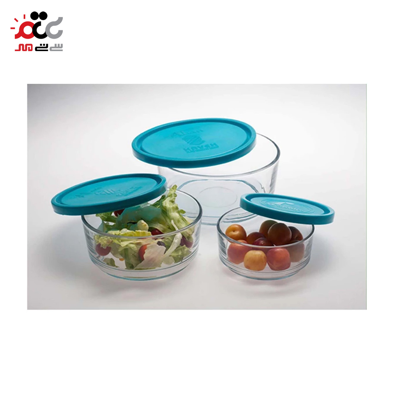 ظرف نگهدارنده کاوه مدل آبان مجموعه 3 عددی