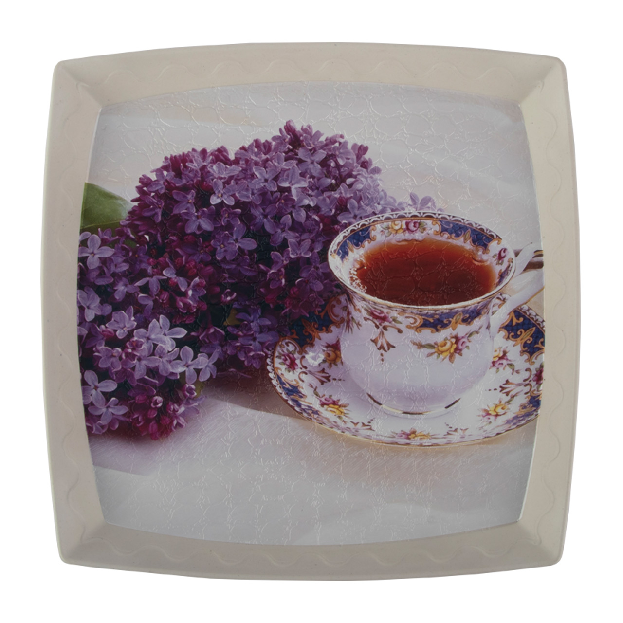 سینی پلاستیکی مربع کاوه پلاست