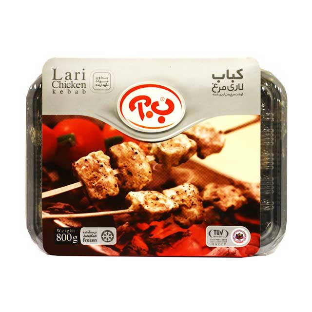 کباب لاری مرغ ب.آ 800 گرمی
