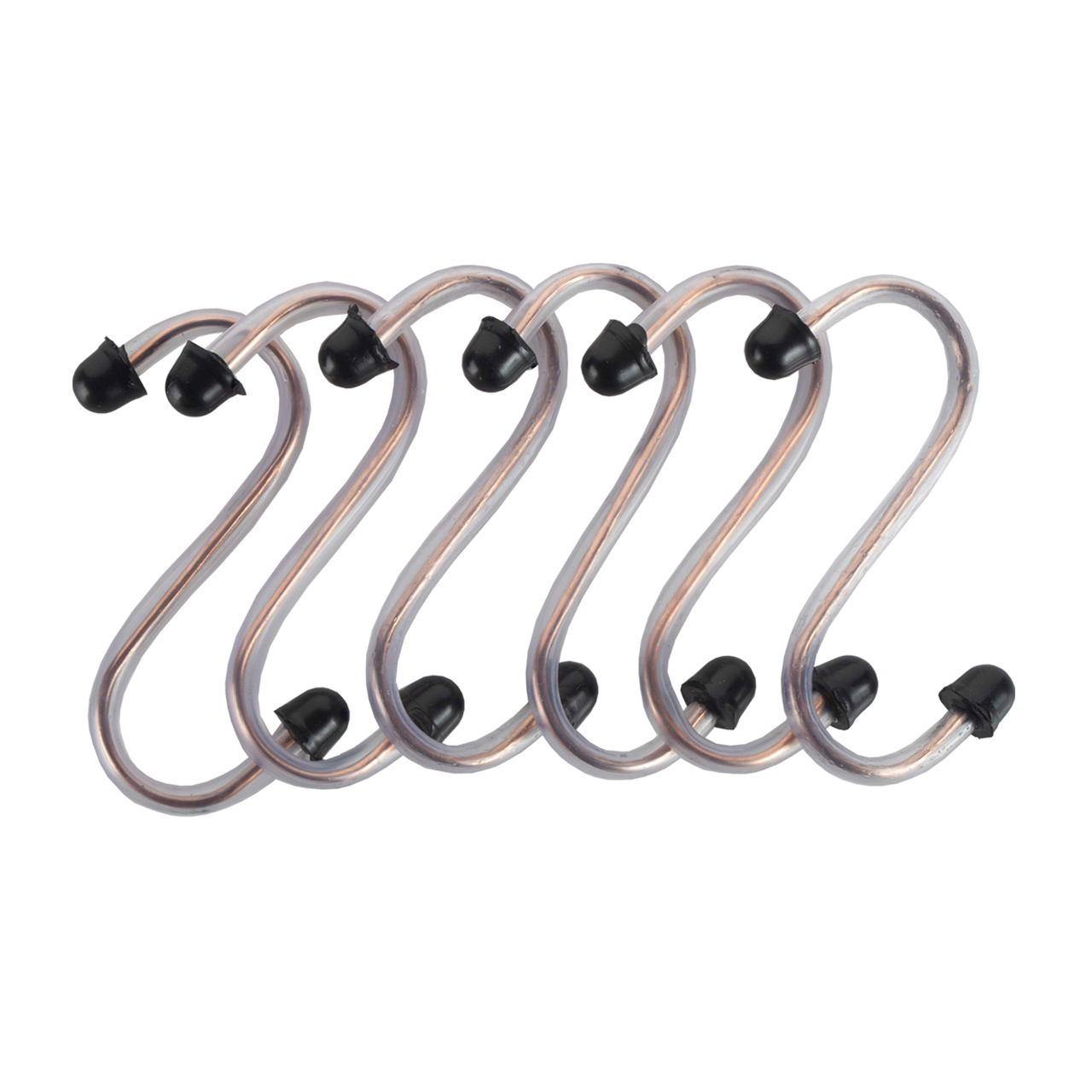 قلاب آویز لیوان مدل روکش دار سایز کوچک بسته 6 عددی