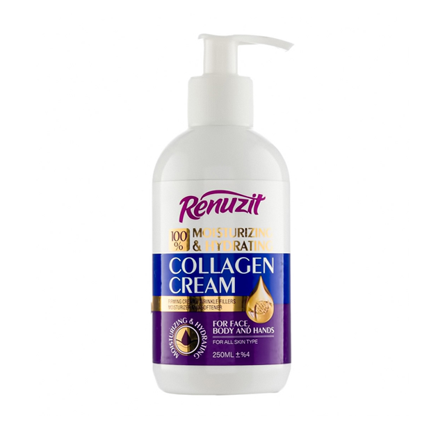 کرم آبرسان و مرطوب کننده رینوزیت حاوی کلاژن 250 میلی لیتری