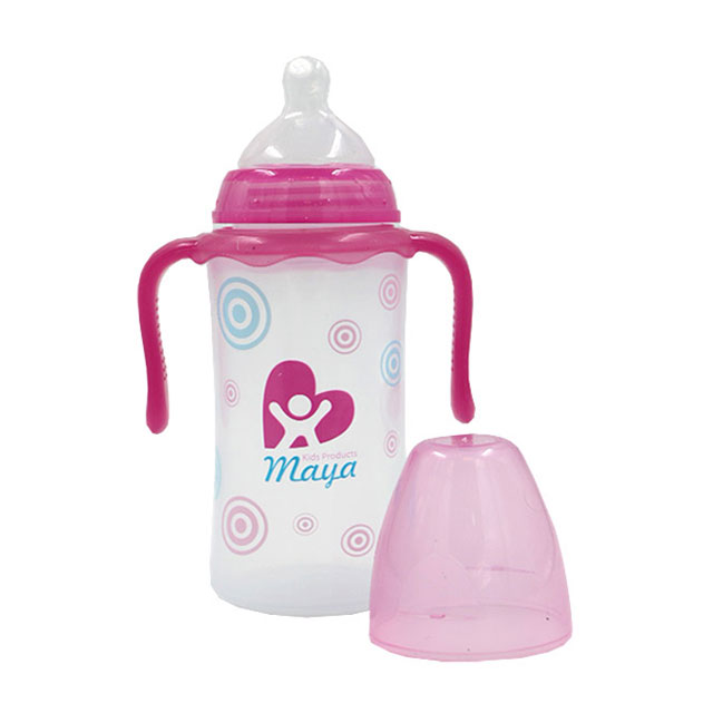 شیشه شیر ارتودنسی دهانه عریض مایا 300 میلی لیتری
