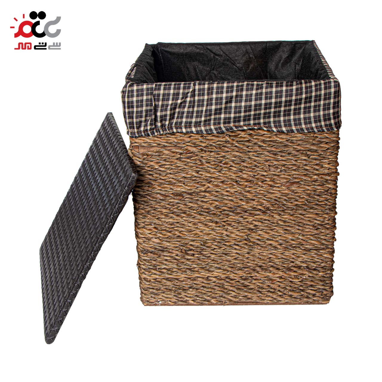 ست سطل و جا دستمال کاغذی مدل کنفی