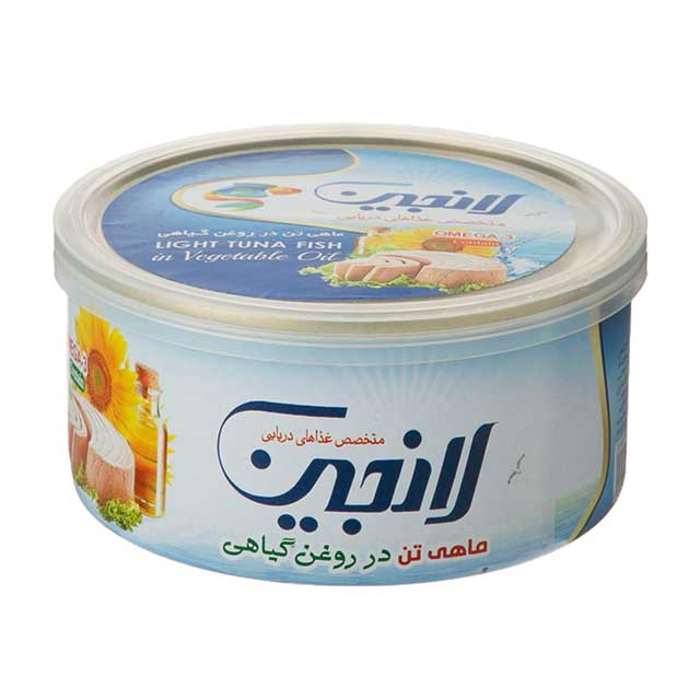 کنسرو ماهی تن در روغن گیاهی لانجین 180 گرمی