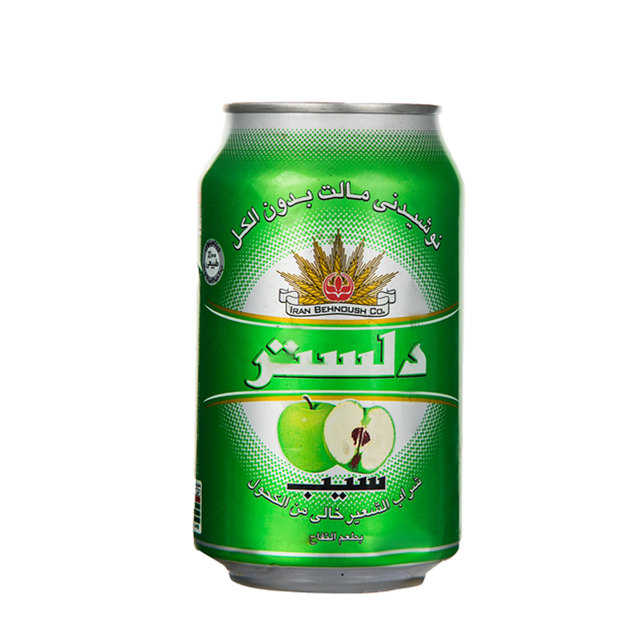 نوشیدنی مالت بدون الکل با طعم سیب دلستر 330 میلی لیتری