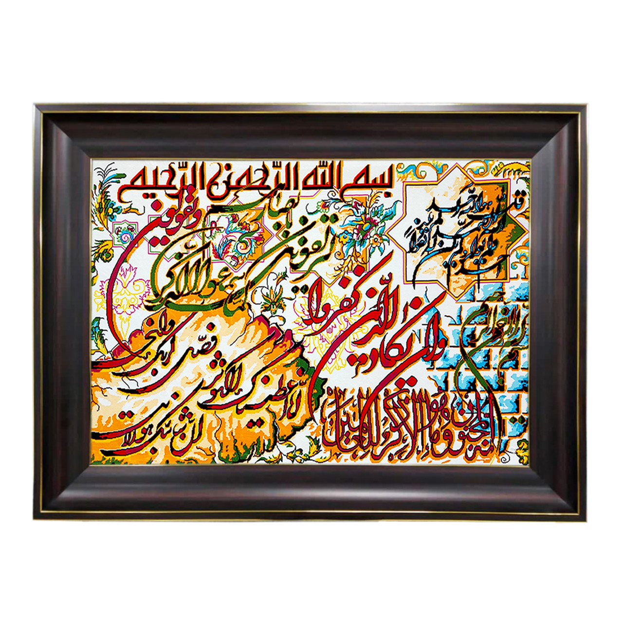 تابلو فرش چاپی طرح وان یکاد کد 15021 سایز 40×60 سانتی متری