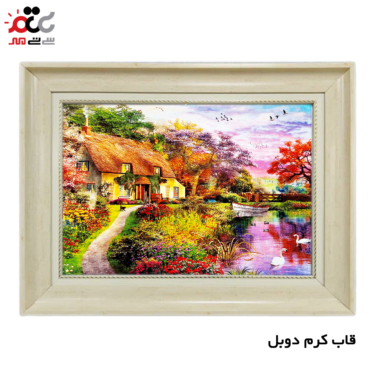 تابلو فرش چاپی طرح منظره کد 10145 سایز 60×40 سانتی متری