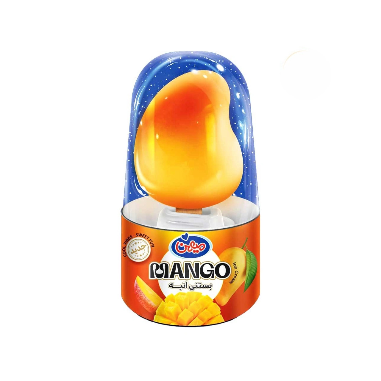 بستنی انبه سه بعدی میهن