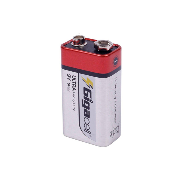 باطری کتابی  gigacell مدل 6F22 یک عددی