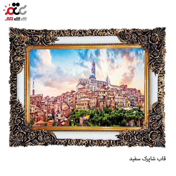 تابلو فرش طرح منظره جدید کد 10062 سایز 100×70 سانتی متری