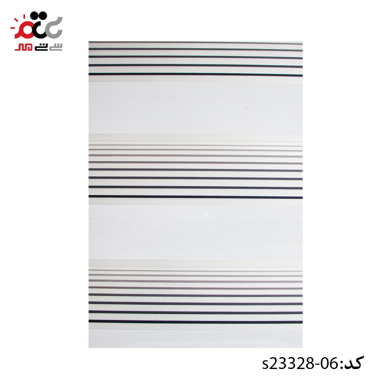 بهترین پرده زبرا سان وی طرح راه راه عرض 310 سانتی متری