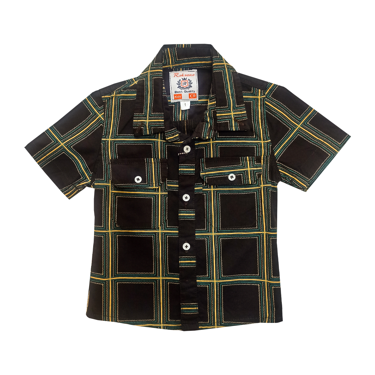 پیراهن چهارخانه نخی مردانه