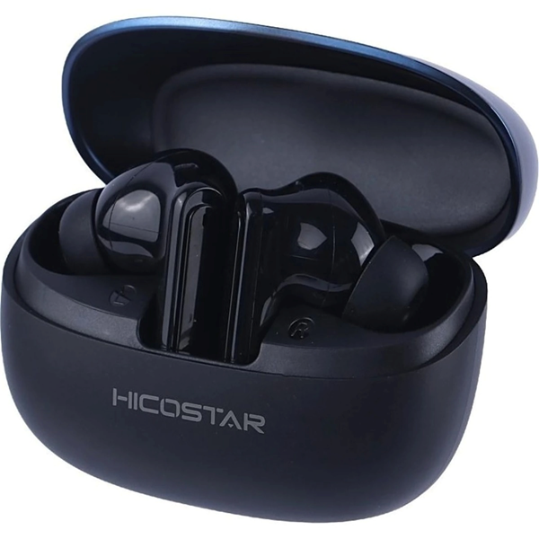 ایرفون بی سیم Hicostar مدل AudioJet HS-TWS481 ANC+ENC - سرمه ای