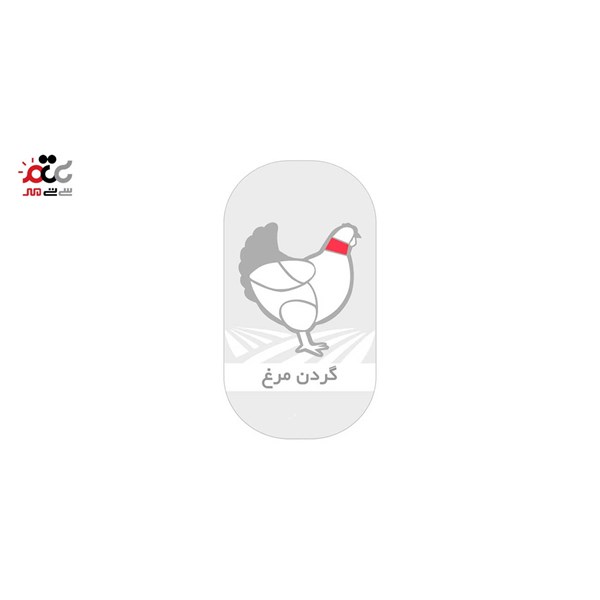 گردن مرغ پویا پروتئین 900 گرمی