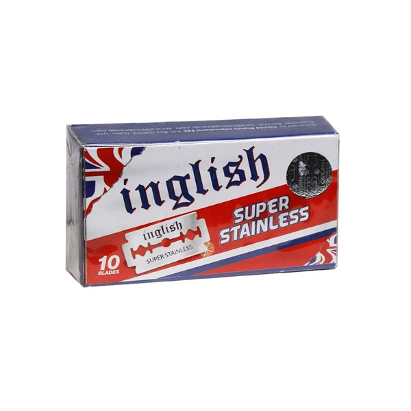 تیغ یدک انگلیش مدل Super Stainless بسته 10 عددی
