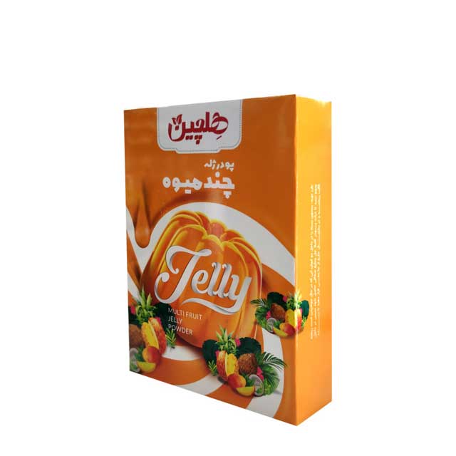 پودر ژله چند میوه هلچین 100 گرمی