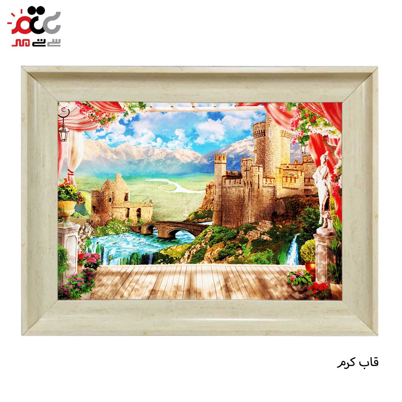 تابلو فرش طرح دار با قاب