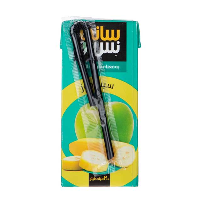 نوشیدنی بدون گاز سیب موز سانی نس 200 میلی لیتری