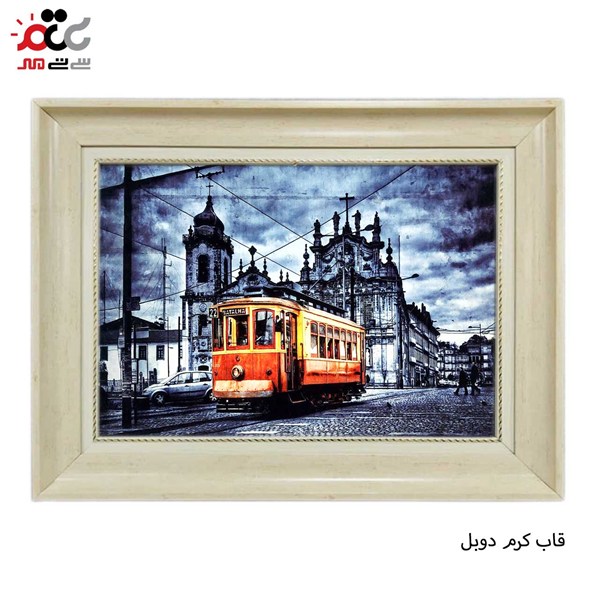 تابلو فرش طرح منظره زیبا خیابان لندن کد 10206 سایز 100*70 سانتی متری